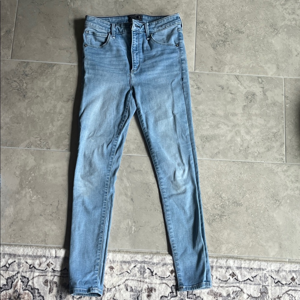 Abercrombie & Fitch Light Blue Skinny Jeans